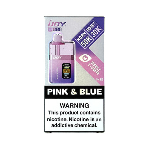 iJoy XP50000 - Pink & Blue, disposable vape