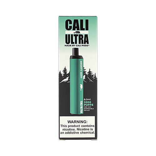 Cali Ultra - Mighty Mint, disposable vape