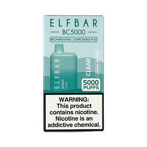 Elfbar BC5000 - Clear, disposable vape