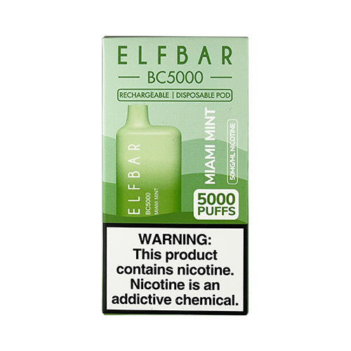 Elfbar BC5000 - Miami Mint, disposable vape