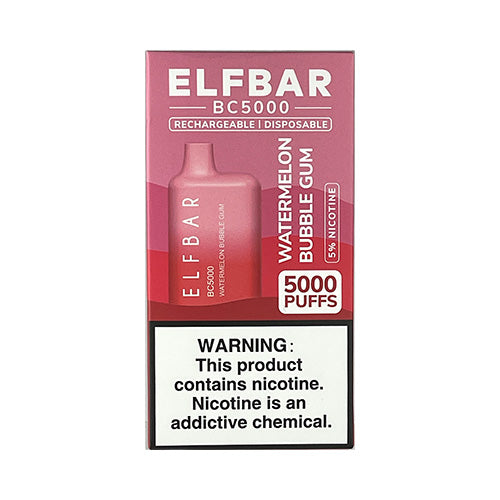 Elfbar BC5000 - Watermelon Bubblegum, disposable vape