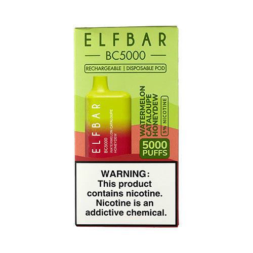 Elfbar BC5000 - Watermelon Cantaloupe Honeydew, disposable vape