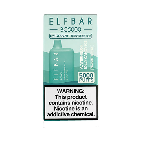 Elfbar BC5000 - Watermelon Jolly Candy Ice, dipsosable vape