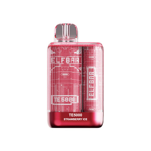 Elfbar TE5000 - Strawberry Ice, disposable vape