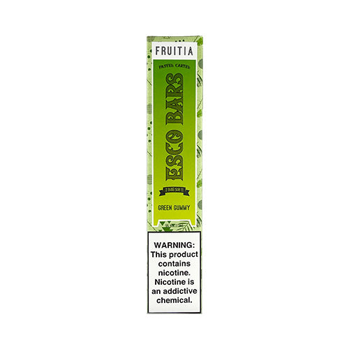 Esco Bars Mesh - Fruitia - Green Gummy, disposable vape