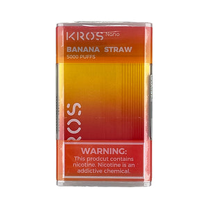 Kros Nano - Banana Straw, disposable vape