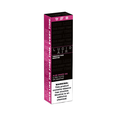 Lucid Air - Aloe Grape Ice, disposable vape
