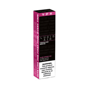 Lucid Air - Aloe Grape Ice, disposable vape