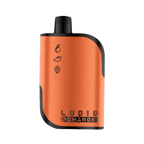 Lucid Charge - Peach Mango Strawberry, disposable vape