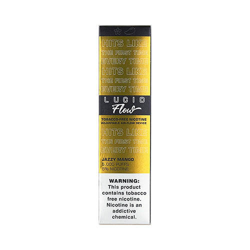 Lucid Flow - Jazzy Mango, disposable vape