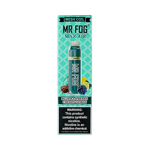 Mr Fog Max Air - Blue Raspberry Cherry Lemon, disposable vape