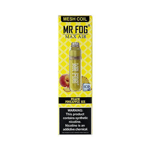 Mr Fog Max Air - Peach Pineapple Ice, disposable vape