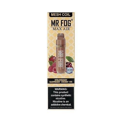 Mr Fog Max Air - Strawberry Raspberry Cherry Ice, disposable vape