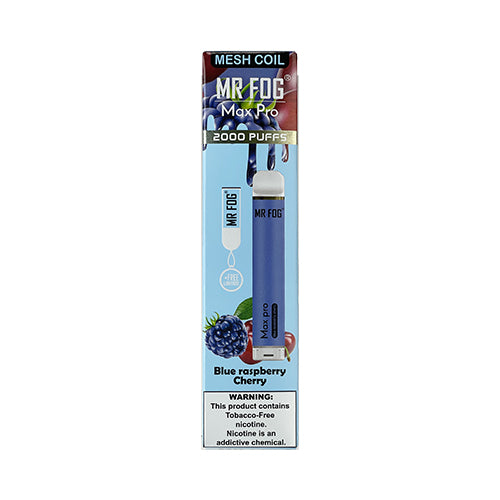 Mr Fog Max Pro - Blue Raspberry Cherry, disposable vape