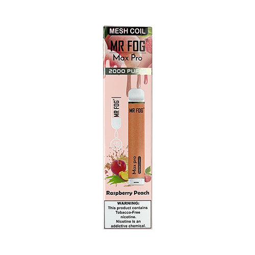 Mr Fog Max Pro - Raspberry Peach, disposable vape