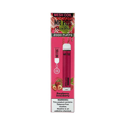 Mr Fog Max Pro - Raspberry Strawberry, disposable vape