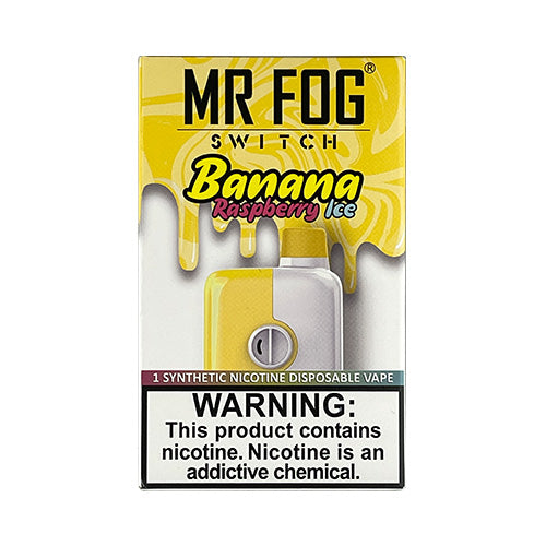 Mr Fog Switch - Banana Raspberry Ice, disposable vape