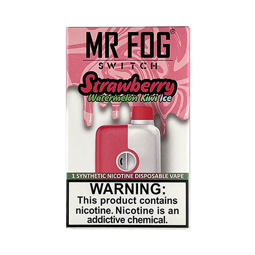 Mr Fog Switch - Strawberry Watermelon Kiwi Ice, disposable vape