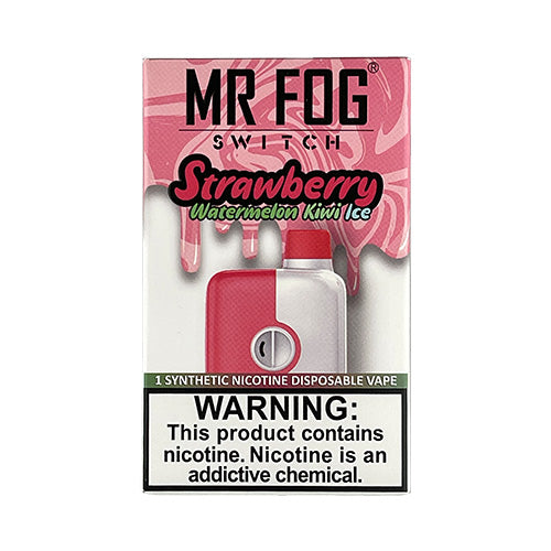 Mr Fog Switch - Strawberry Watermelon Kiwi Ice Disposable - $14.99 - VPRSTS Mr Fog Switch - Strawberry Watermelon Kiwi Ice Disposable - $14.99 - VPRSTS