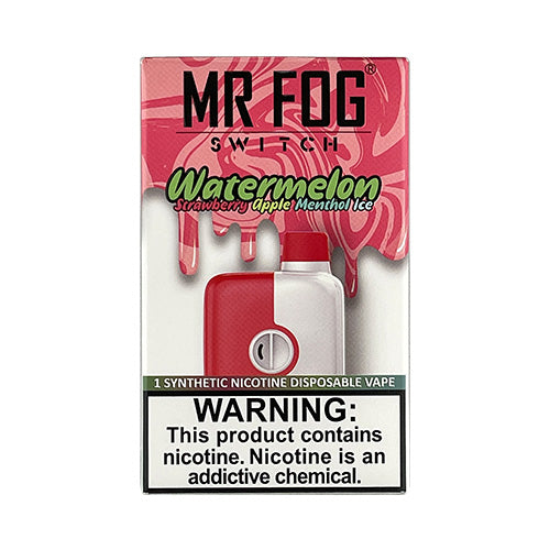 Mr Fog Switch - Watermelon Strawberry Apple Menthol Ice, disposable vape