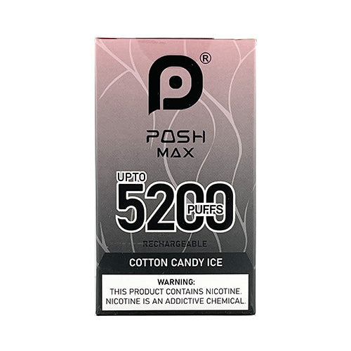 Posh Max - Cotton Candy Ice, disposable vape