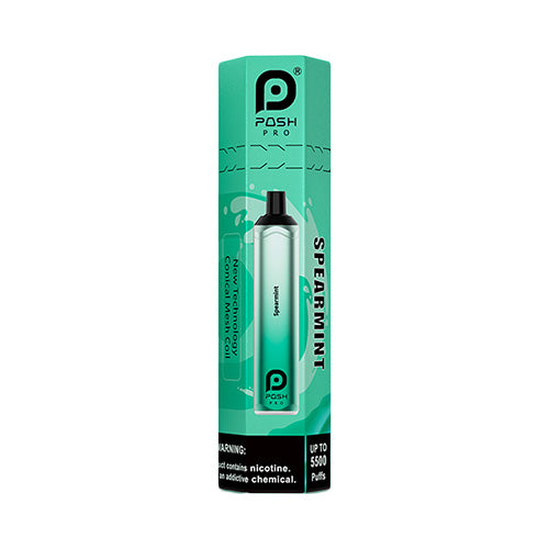 Posh Pro - Spearmint, dipsosable vape