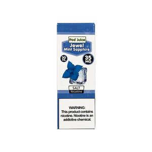 Pod Juice - Jewel Mint Sapphire, nicotine salt