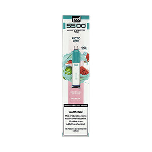 Pod Mesh 5500 V2 - Arctic Lush, disposable vape