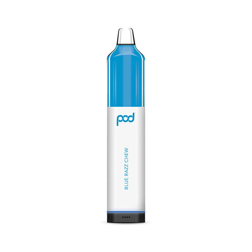 Pod Mesh 5500 V2 - Blue Razz Chew, disposable vape