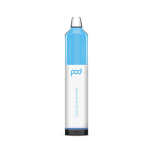 Pod Mesh 5500 V2 - Chilled Blue Razz, disposable vape