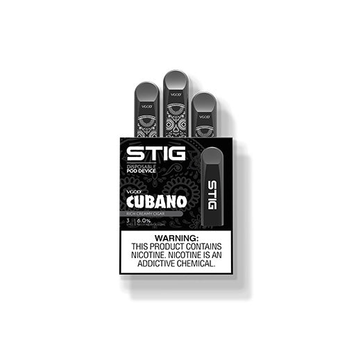 STIG - Cubano, disposable vape pod