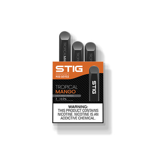 STIG - Tropical Mango, disposable vape pod