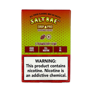 Salt Bae - Strawberry Kiwi, Disposable vape