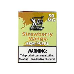 Xtra Flow - Strawberry Mango, disposable vape