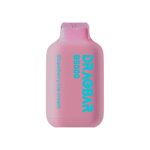 Zovoo Dragbar B5000 - Strawberry Ice Cream, dipsosable vape